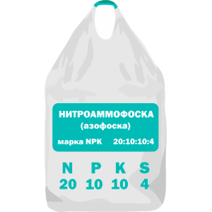 Нитроаммофоска (азофоска) марка NPK 20 -10 -10+S ТУ 2186-031-00206486-2013